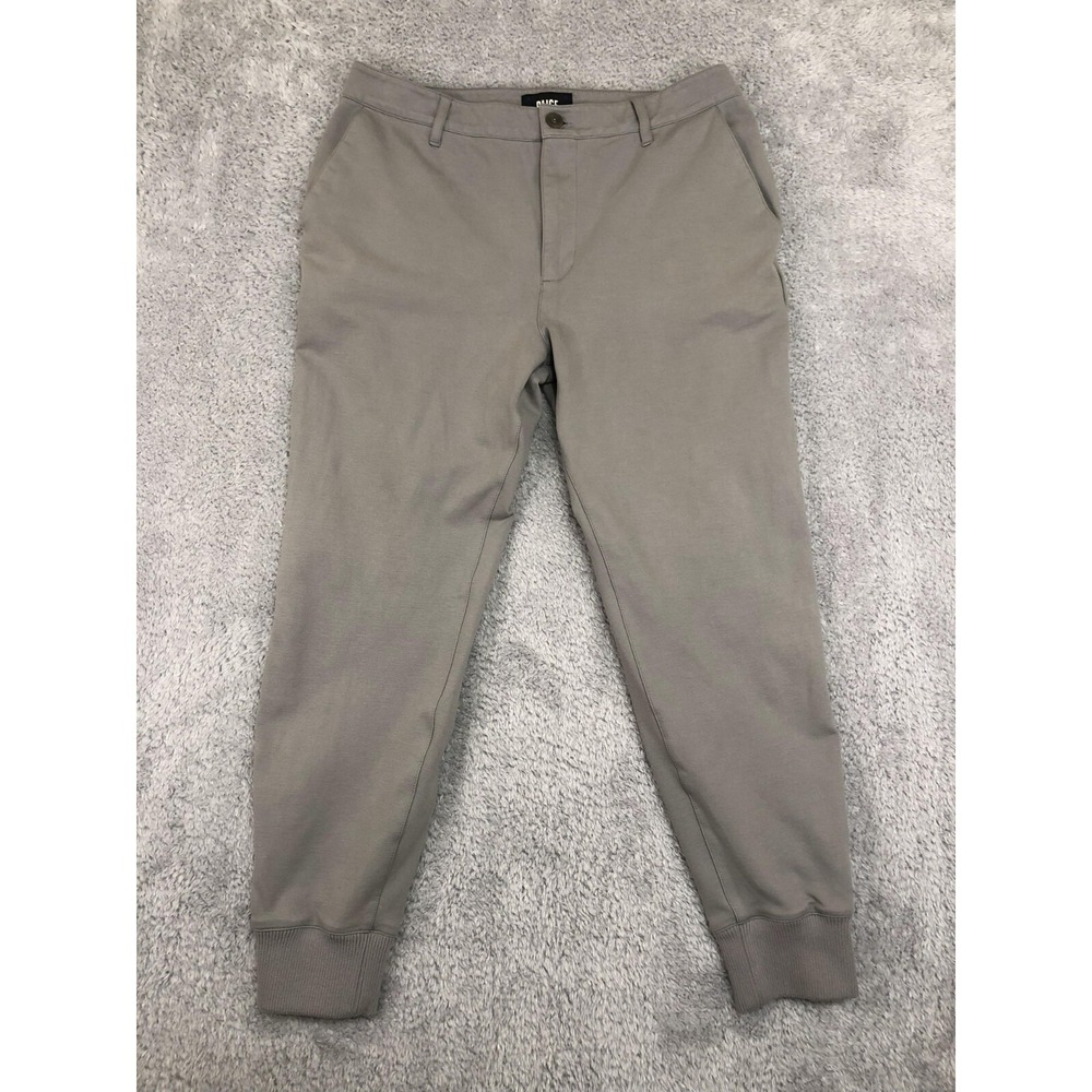 Paige Jogger Pant Size 33 Grey Elmwood Performance Tapered Stretch